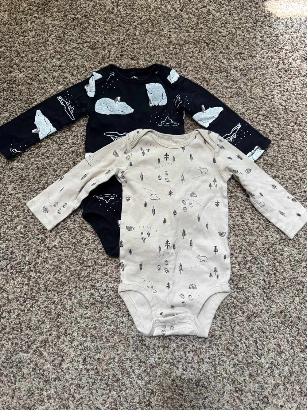 Carter’s Baby Toddler Long Sleeve Onesies